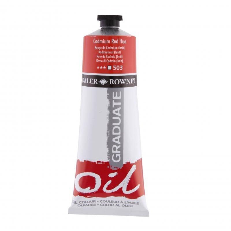 Daler Rowney Graduate Yağlı Boya 200ml 503 Cadmium Red Hue