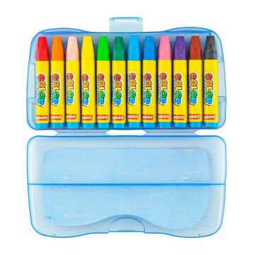 Bigpoint Pastel Boya Çantalı 12 Renk Mavi