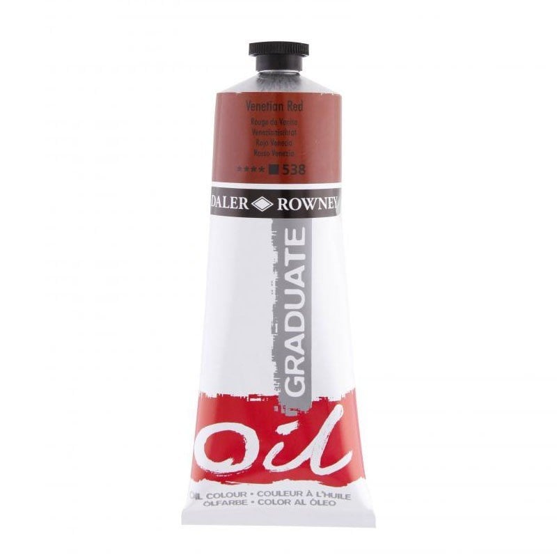 Daler Rowney Graduate Yağlı Boya 200ml 538 Venetian Red