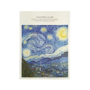Van Gogh Eskiz Defteri Yıldızlı Gece 140gr (A4) 18.8x25,5cm 128 Yaprak