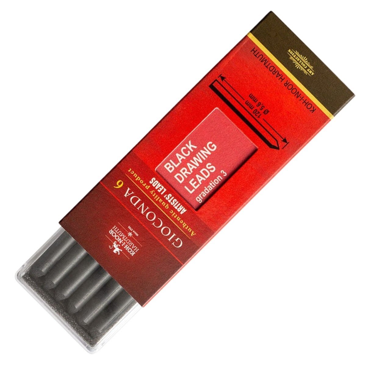 Koh-i Noor Gioconda 4345 Portmin Kalem Ucu 5.6x120mm 6lı Nego 3