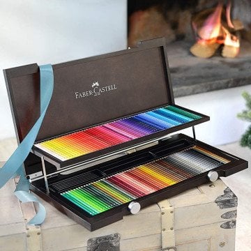 Faber Castell Albrecht Dürer Aquarell Boya Kalemi 120 Renk Özel Ahşap Kutu