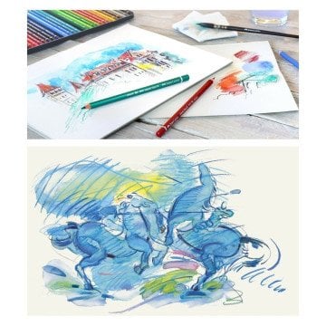 Faber Castell Albrecht Dürer Aquarell Boya Kalemi 120 Renk Özel Ahşap Kutu
