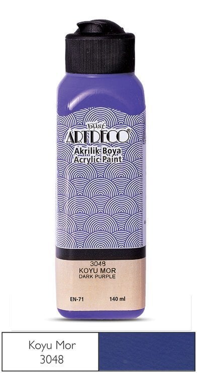 Artdeco Akrilik Boya 140ml 3048 Koyu Mor