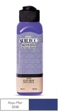 Artdeco Akrilik Boya 140ml 3048 Koyu Mor