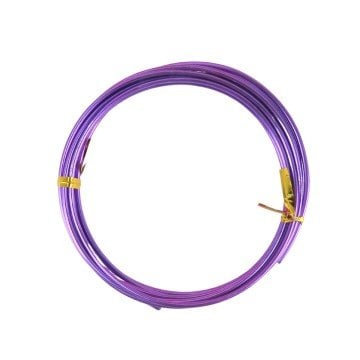 Dytac Alüminyum Tel Yuvarlak 2mmx2mt Mor