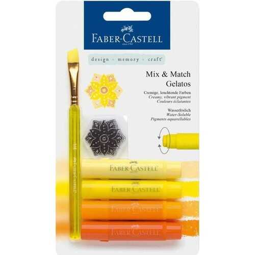 Faber Castell Gelato Mum Boya Sarı Tonları 4 Renk