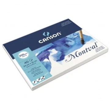 Canson Montval Sulu Boya Defteri (24x32cm) 200gr 40yp