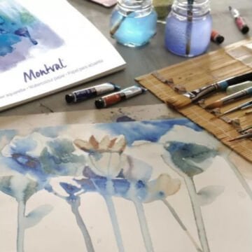 Canson Montval Sulu Boya Defteri (24x32cm) 200gr 40yp