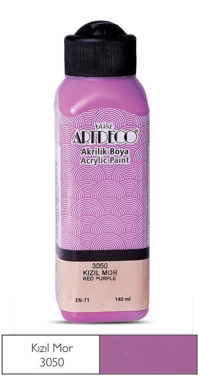 Artdeco Akrilik Boya 140ml 3050 Kızıl Mor