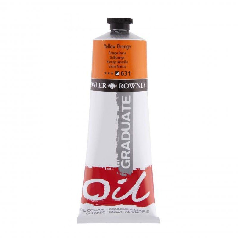 Daler Rowney Graduate Yağlı Boya 200ml 631 Yellow Orange