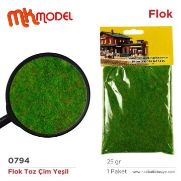 MK Model Flok Toz Çim 25gr 0794 Yeşil