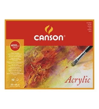 Canson Akrilik Çizim Defteri 24x32cm 400gr 10yp