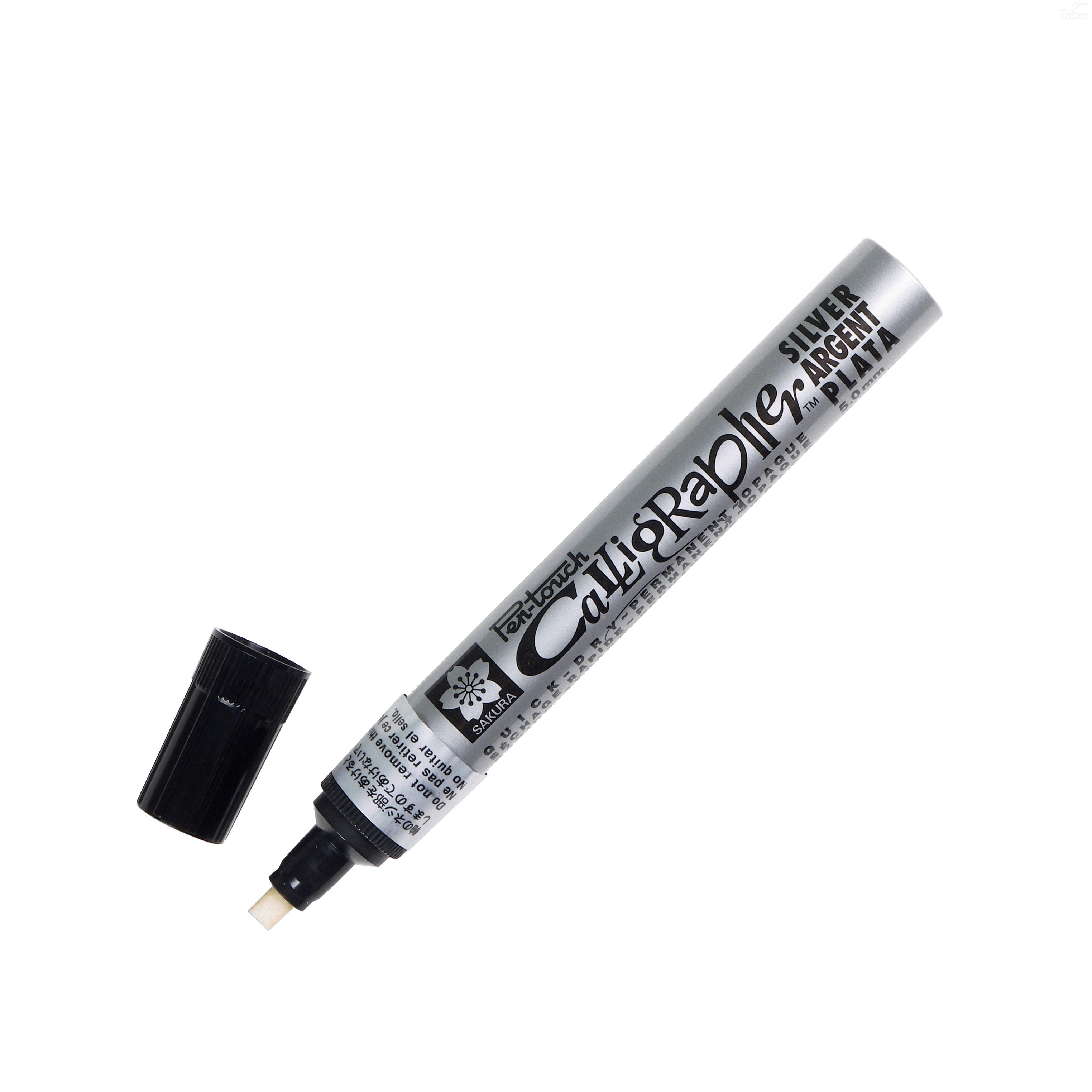 Sakura Pen Touch Kaligrafi Kalemi Medium 5,0mm Gümüş