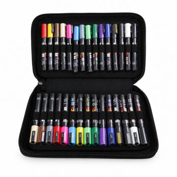 Uni Posca Marker Çantası 60lı