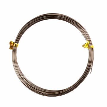 Dytac Alüminyum Tel Yuvarlak 1mmx4mt Koyu Bakır