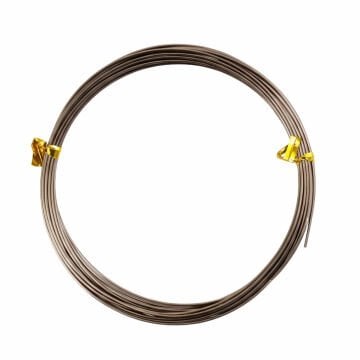 Dytac Alüminyum Tel Yuvarlak 1mmx4mt Koyu Bakır