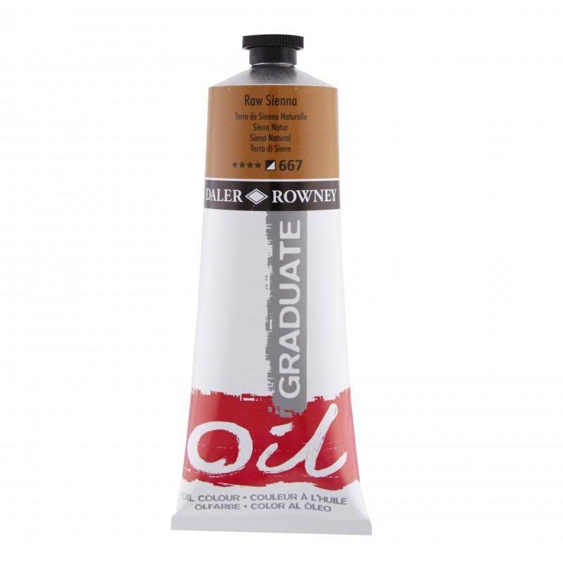 Daler Rowney Graduate Yağlı Boya 200ml 667 Raw Sienna