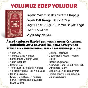 Yolumuz Edep Yoludur