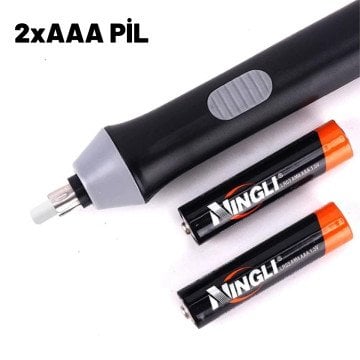 Tenwin Profesyonel Pilli Silgi Yedekli Set