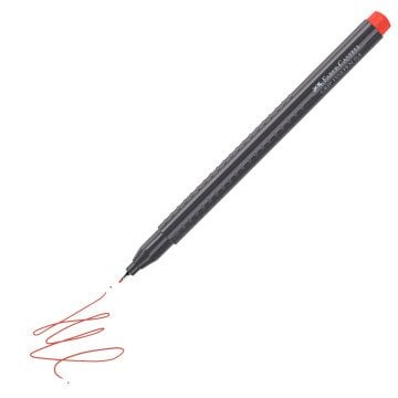 Faber Castell Grip Finepen 0.4 Keçeli Kalem Kırmızı
