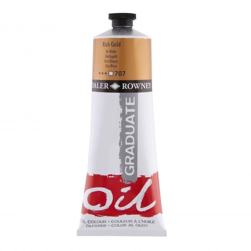 Daler Rowney Graduate Yağlı Boya 200ml 707 Rich Gold