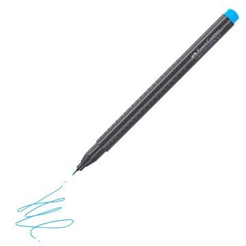 Faber Castell Grip Finepen 0.4 Keçeli Kalem Mavi
