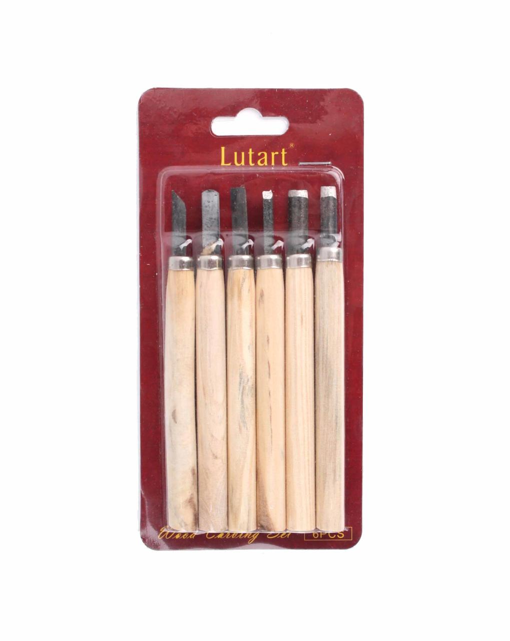 Lutart Ahşap Oyma Seti 6lı La-7006