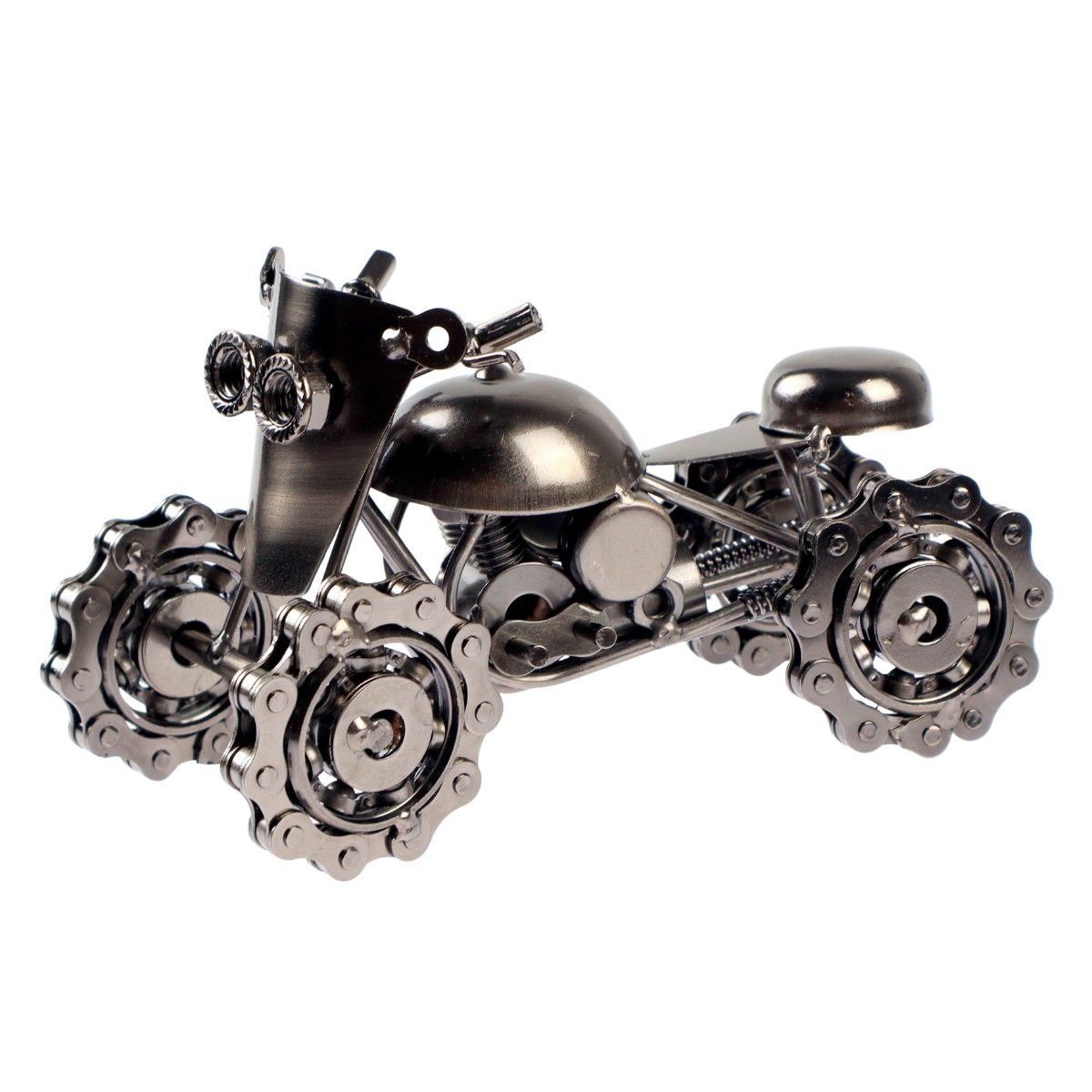 Art Elegant Masaüstü Metal Süs Motor 4 Teker