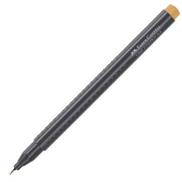 Faber Castell Grip Finepen 0.4 Keçeli Kalem Krom Sarısı