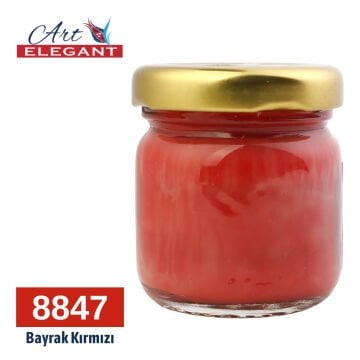 Art Elegant Seramik Ve Çini Boya 40gr 8847 Bayrak Kırmızı