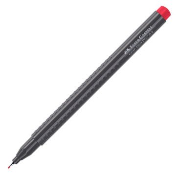 Faber Castell Grip Finepen 0.4 Keçeli Kalem Koyu Kırmızı
