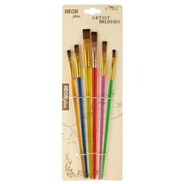 Neon Plus Fırça Seti 6lı KLD-26