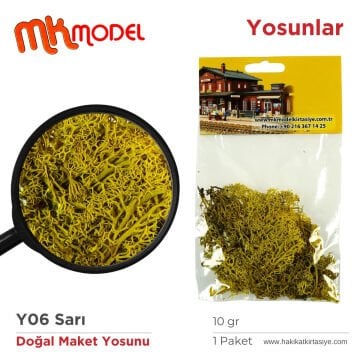 MK Model Doğal Maket Yosun 10gr Y06 Sarı