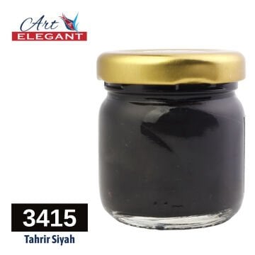 Art Elegant Seramik ve Çini Boya 40gr 3415 Tahrir Siyah