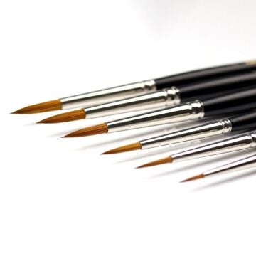 Pebeo İmitation Sable Samur Sulu Boya Fırçası Kısa Sap No: 5-0