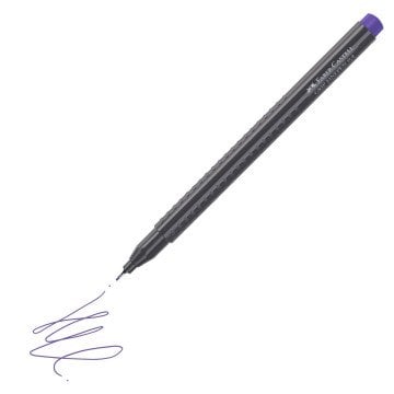 Faber Castell Grip Finepen 0.4 Keçeli Kalem Mor