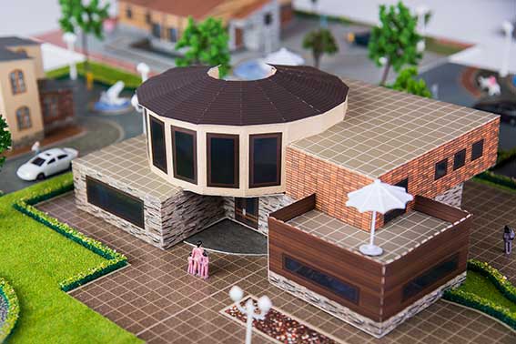 Eshel Maket Üç Boyutlu Modern Villa Puzzle 1/75