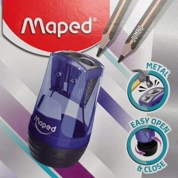 Maped Çift Delikli Kalemtıraş Yeni Tonic Metal