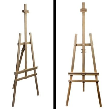 Art İstanbul Şövale Tam Boy Kayın Ağacı 165cm