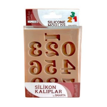 Smarta Silikon Kalıplar Sayılar 100x130x15mm
