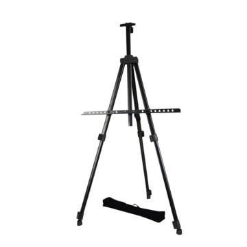 Panda Metal Şövale Siyah 165cm Bez Çantalı