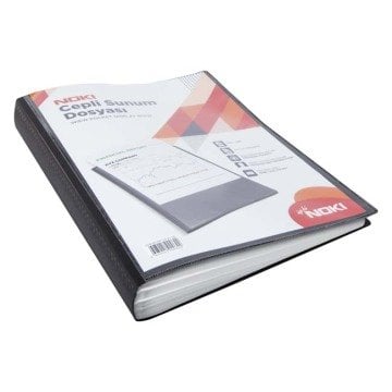 Noki Cepli Sunum Dosyası A4 100yp Siyah
