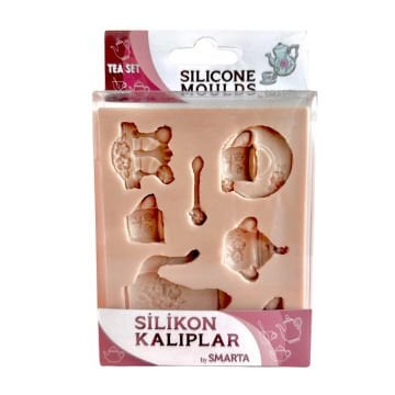 Smarta Silikon Kalıplar Çay Seti 100x130x15mm