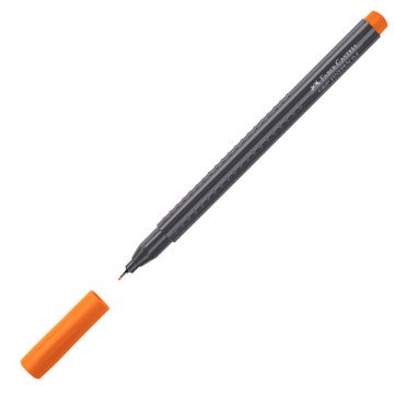 Faber Castell Grip Finepen 0.4 Keçeli Kalem Turuncu