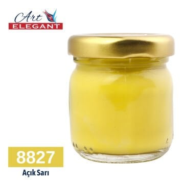 Art Elegant Seramik ve Çini Boya 40gr 8827 Açık Sarı
