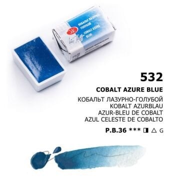 White Nights Sulu Boya 532 Cobalt Azure Blue