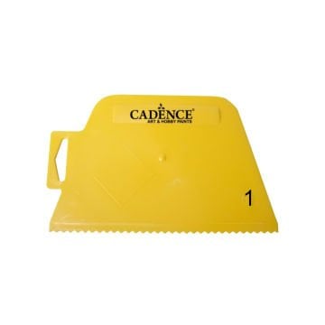Cadence Doku Tarağı Plastik Seti 5li Sarı