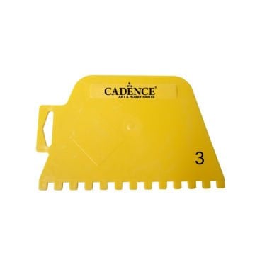 Cadence Doku Tarağı Plastik Seti 5li Sarı
