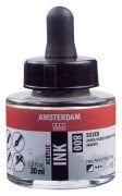Amsterdam Sıvı Akrilik Mürekkep Boya 30ml 800 Silver